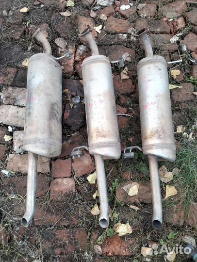 Глушитель Hyundai Solaris 1 Kia Rio 3 седан