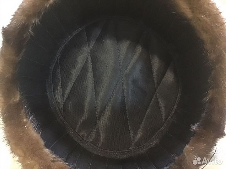 Шапка-ушанка норковая новая СССР