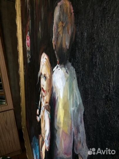 Большая картина. Холст, масло. Живопись