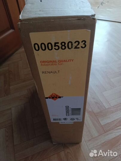 Радиатор renault logan