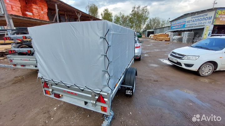 Прицеп 817704.022 с тентом 110 см. Автомобильный