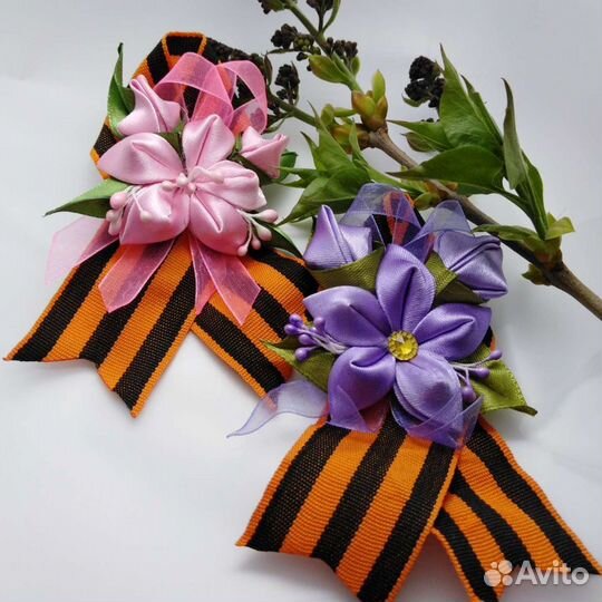 Георгиевская лента брошь