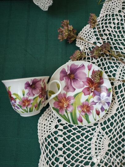 Чайная пара Япония, банка для специй лаванда