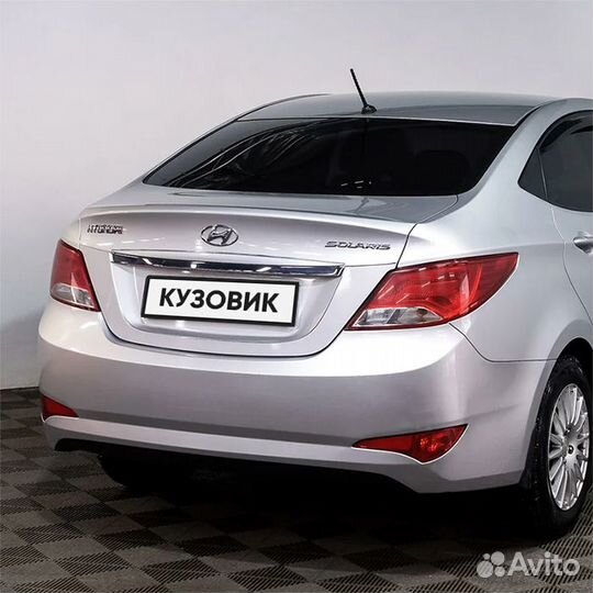 Бампер задний в цвет Hyundai Solaris (2014-2017)