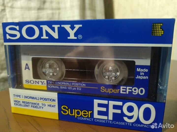 Аудиокассета sony SuperEF90