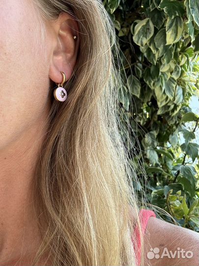 Серьги Louis Vuitton оригинал