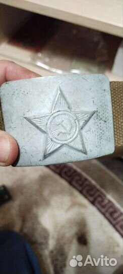 Ремень солдатский тесьмяной
