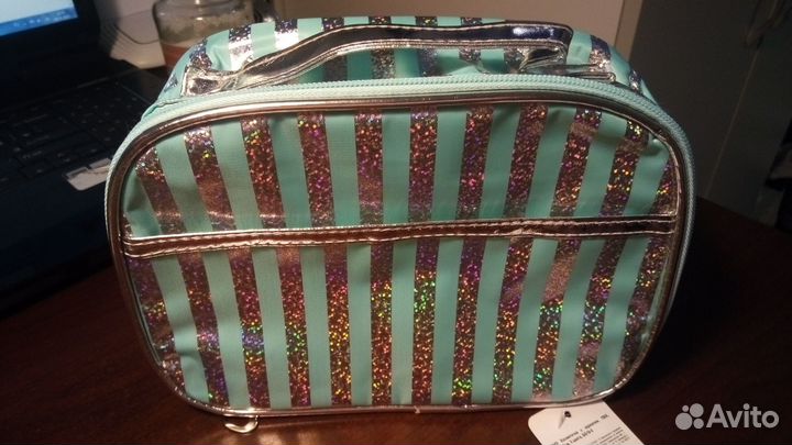 Косметичка женская бирюзовая