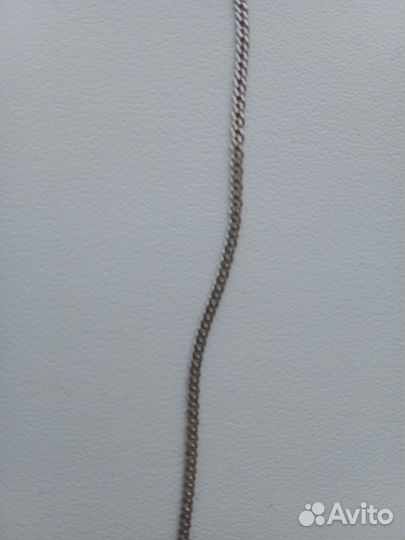 Серебряная цепочка женская с кулоном