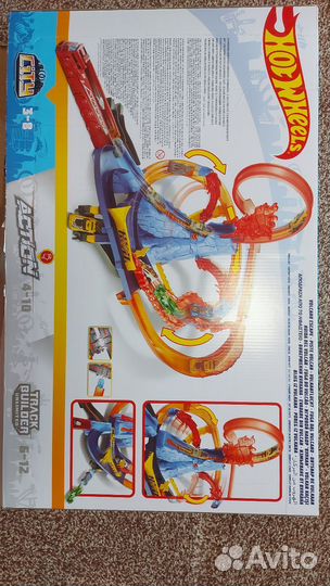 Hot Wheels Сити Автотрек Вулкан с машинкой