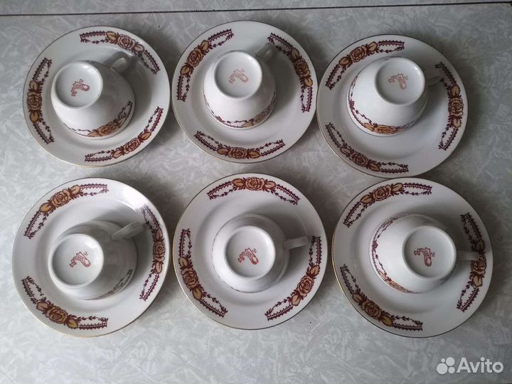 Чайный сервиз СССР (фарфор)