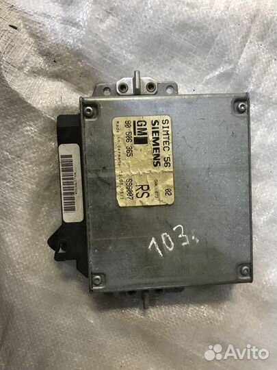 Блок управления двс Opel Vectra B 1.8 X18XE