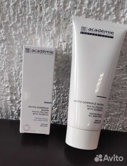 Academie пилинг с водопослями, фито-гоммаж