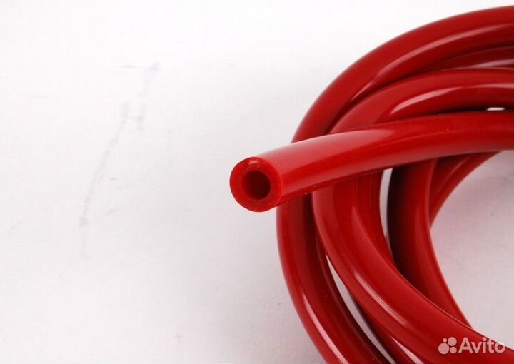 Шланг вакуумный силиконовый красный 6мм