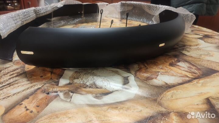 Крылья для велосипеда фэтбайк 26 x 4 черные металл