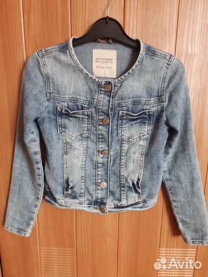 Джинсовая куртка для девочки