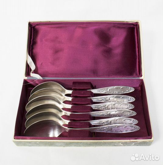 Набор Ложки столовые 6 шт, Кольчугино, длина 19,2