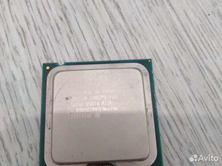 Intel core 2 duo e7400 775 сокет