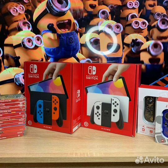 Чип Прошитые Nintendo Switch Oled новые