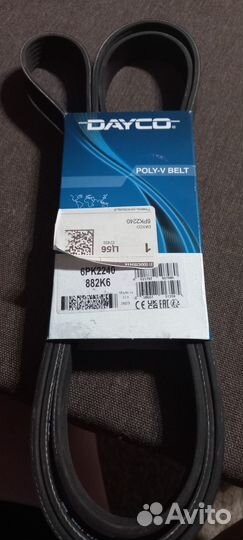 Ремень приводной поликлиновой dayco 6PK2240