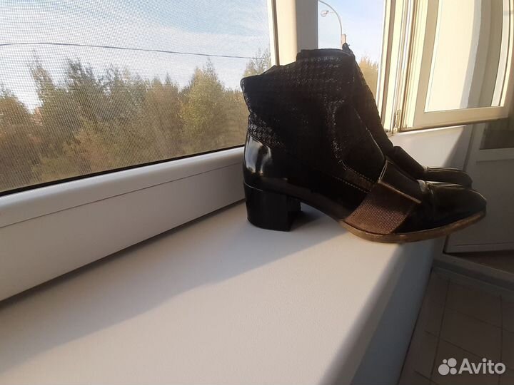 Ботильоны натуральная кожа