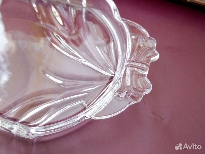 Новое блюдо стеклянное Конфетница Посуда