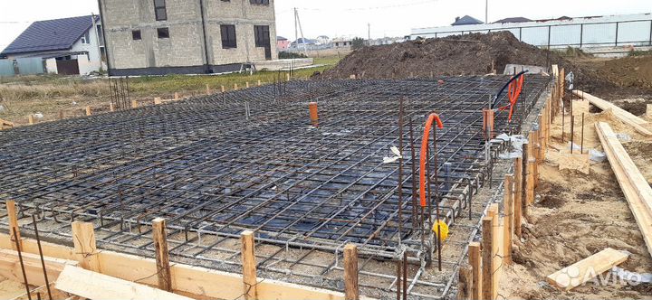 Заливка бетона