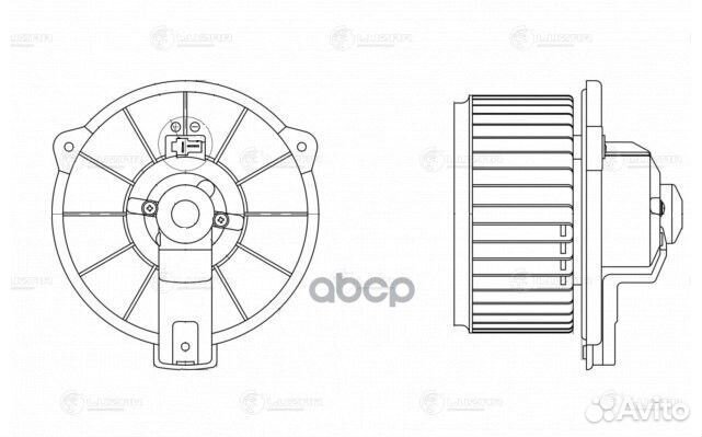 Э/вентилятор отоп. для а/м Toyota Corolla (01)