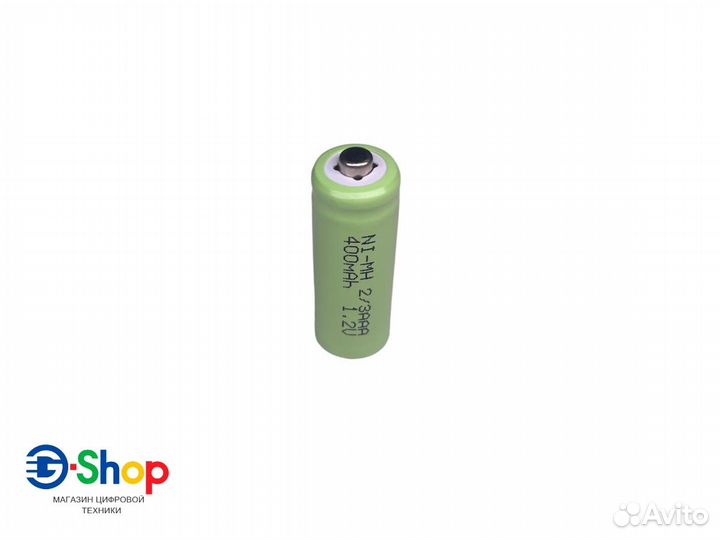 Аккумулятор 2/3 AAA NI-MH 1.2v 400mah 30x10мм
