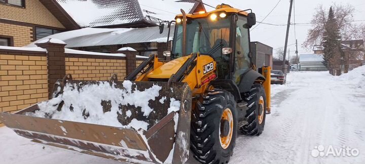 Услуга экскаватора погрузчика JCB. Гидробур