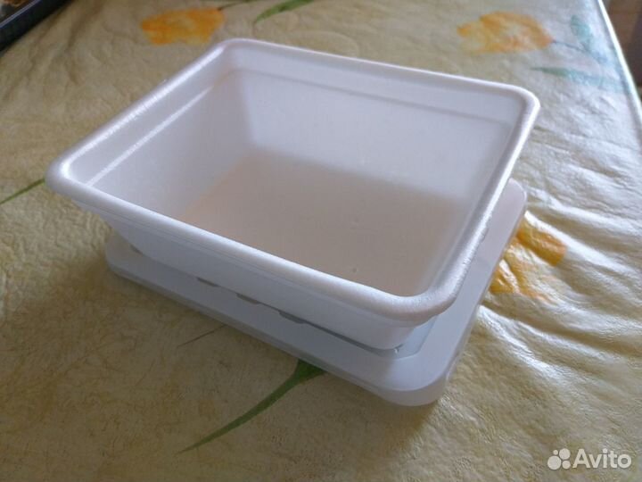 Коробочки под цветы, рассаду. 13 х 16 х 5.5 см