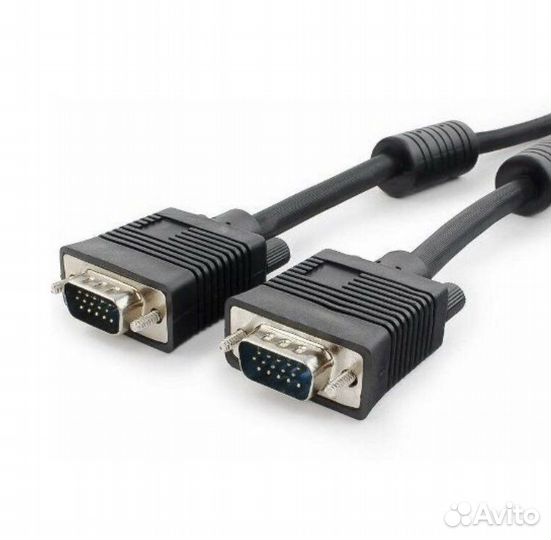Кабель VGA-VGA 5М для проектора, экрана, монитора