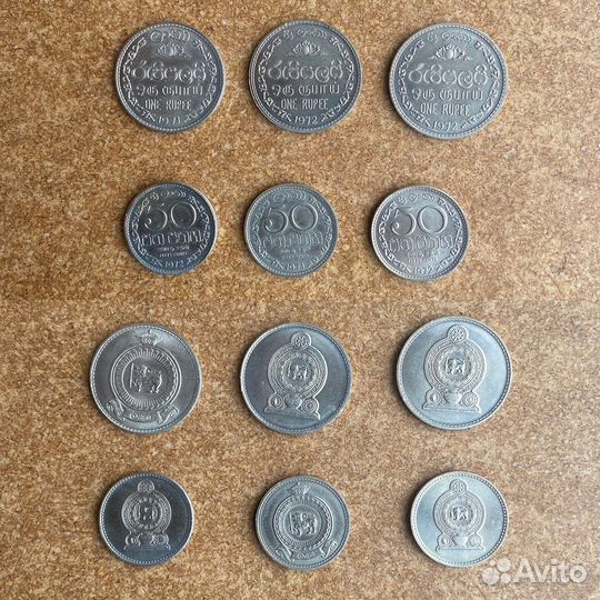 Монеты Малайзии, Шри Ланка, Цейлон