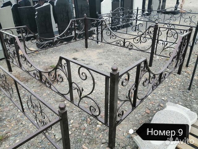 Оградки на кладбище, установка в Красноярске | Услуги | Авито