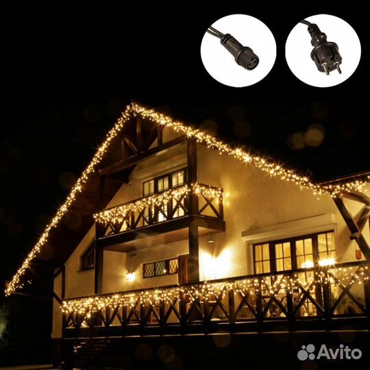 Гирлянды, Бахрома, Дюралайт, Занавесь, сетка