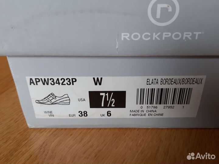 Туфли rockport 38