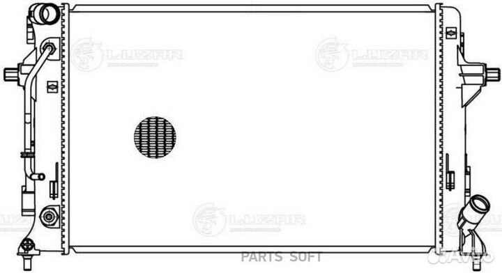 Радиатор охлаждения двигателя Kia Soul III (19) /S