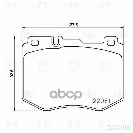 Колодки тормозные mercedes W205/W213/GLC(X253)
