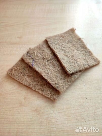 Джутовые коврики для микрозелени 16 шт