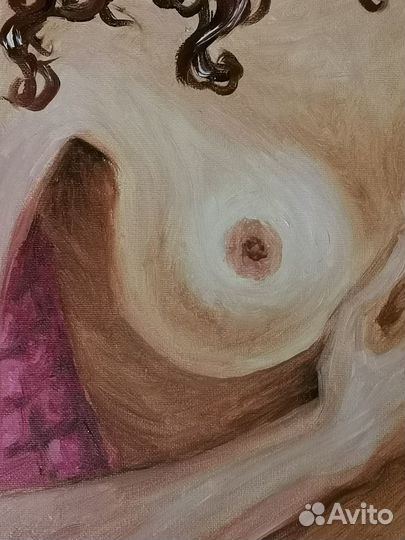 Картина холст масло. 