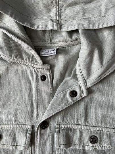 Куртка джинсовая zara для мальчика 110