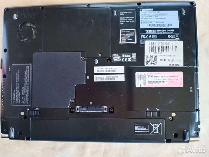Ноутбук Toshiba Portege R830