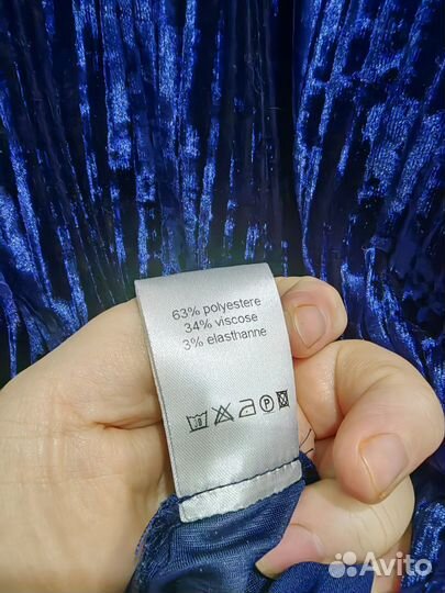 Бархатное платье