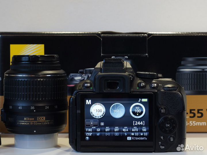 Nikon D5300,1000D Фотоаппарат зеркальный