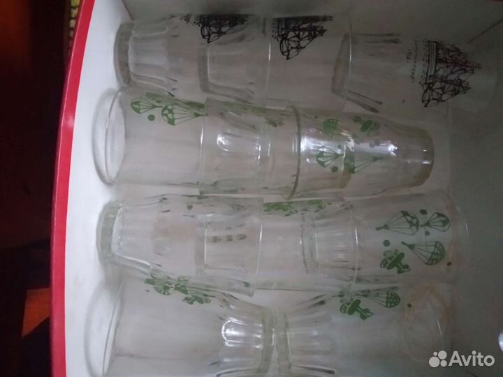 Хрустальные стопки, из 80 х
