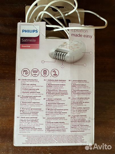 Эпилятор philips satinelle