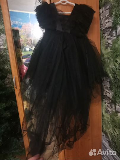 Платье для девочки 116 черное