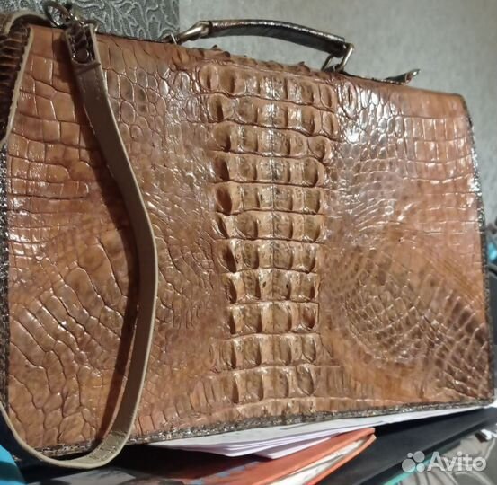 Портфель кожа крокодила