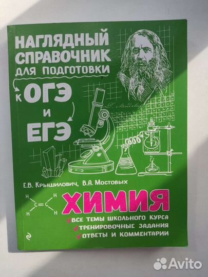 Справочник для подготовки к огэ и егэ химия