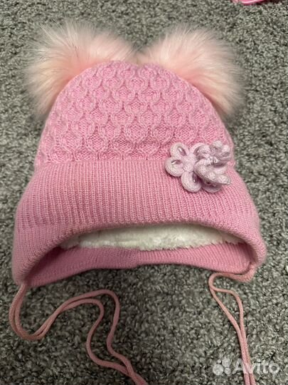 Шапка зимняя для девочки